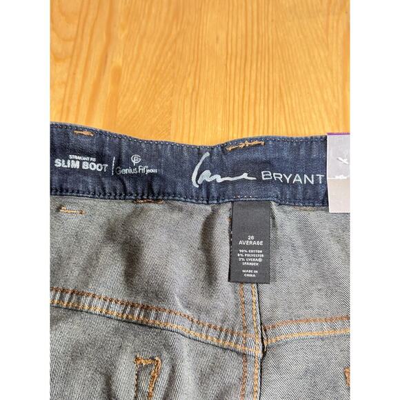 NWT Lane Bryant Straight Fit Bootcut Genius Fit Size 26 Average Medium Wash Plus - Picture 6 of 7